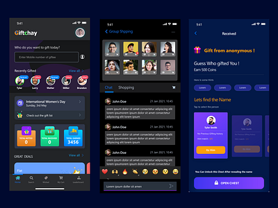 Gift App gift ios ui