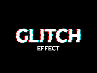 Glitch Effect Text