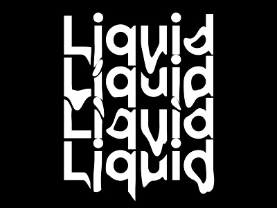 Liquid Effect animation branding bubble custom design graphic design hand made illustration liquid logo motion graphics typography