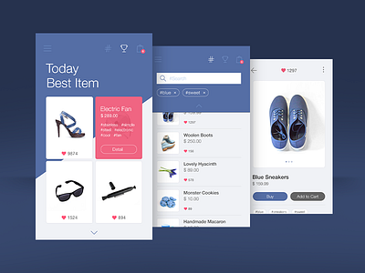 Hash Tag Mall app design gui hash tag ios like mall mobile shop shopping ui