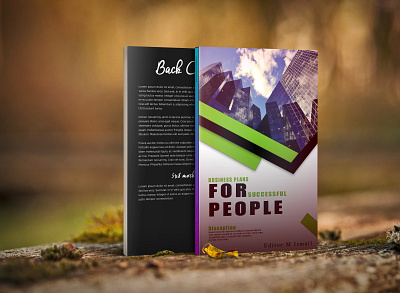 Book cover branding graphic design