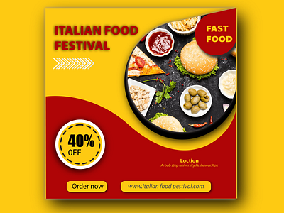 food poster design  attractive design