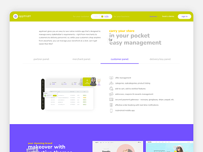 Product website
