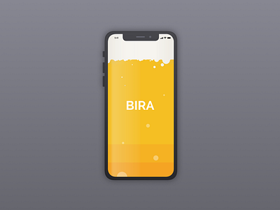 Beer alcohol beer bubble drink froth information iphone 10 mobile app splash screen theme ui vector yellow