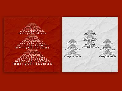 Merry Christmas poster christmas december merry christmas poland poster shapes tree typography