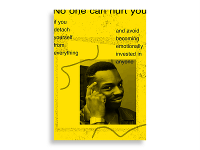 #MemeProject: No one can hurt you... art handdrawn illustration meme poland poster procreate shapes warsaw yellow