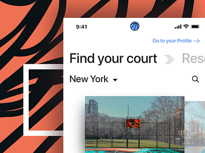 Basketball Courts app basketball court design dribbble gallery ios new reservation ui ux york