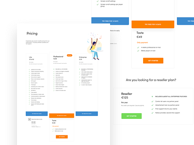 Pricing Page Proposal