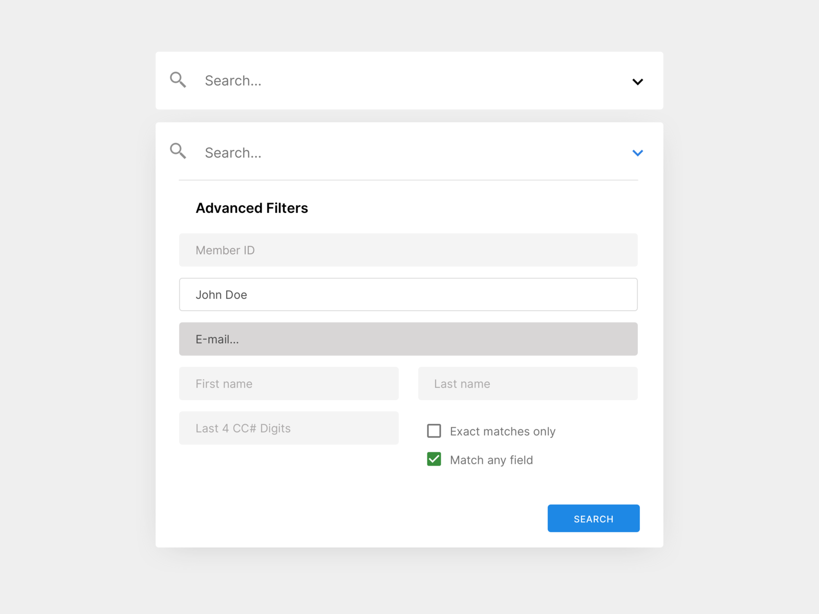 Input fields & states by Jordi Plaza on Dribbble