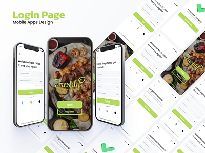 Login Page Apps Design