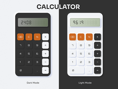 Calculator app calculator design illustration ui uidesign uiux ux web