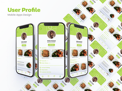 User Profile Mobile Apps Design app branding design ui uidesign uiux ux