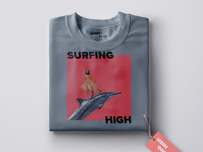 SURFING HIGH branding design fashion graphic design surrealism