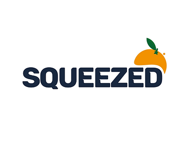 Squeezed design fresh graphics juice logo logodesign orange