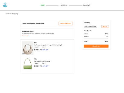 Daily UI 002 - Checkout Page- Ecommerce website