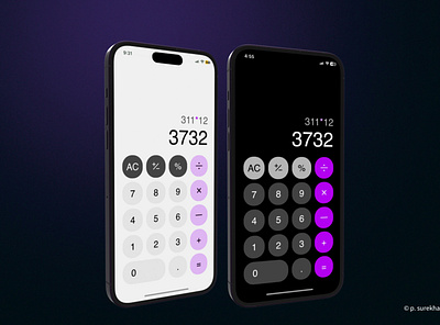 Daily UI 004 - Calculator 3d branding graphic design ui