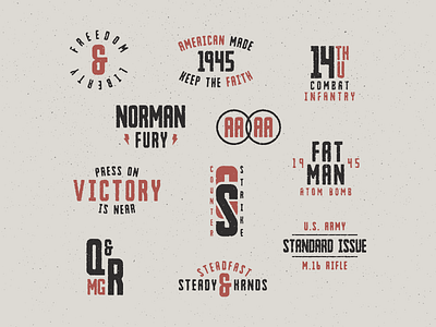 WWII Inspired Badges