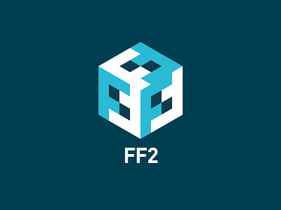 FF2 cube logo hexagon logo logo