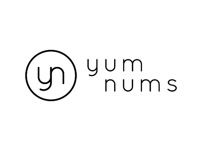 Yum Nums . cafe identity cafe logo logo mono logo sweden