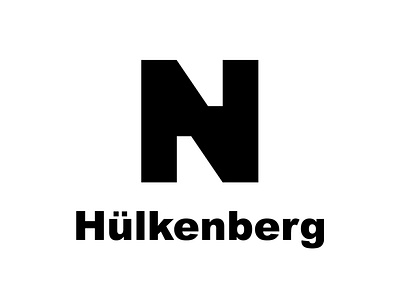 Nico Hülkenberg logo proposal bold logo clean logo hn illustrator initials logo logo design nh nico hulkenberg personal brand