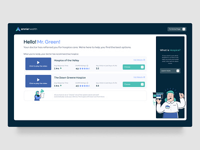 Anniehealth || App design || Receive refers for users app care design health hospice medecine pc ui ux windows app