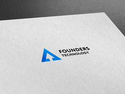 Разработка логотипа Founders technology design logo