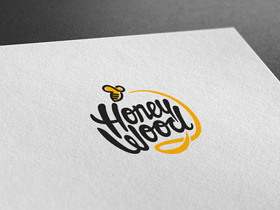 Разработка логотипа Honey Wood design logo