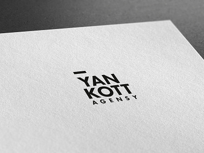 Разработка логотипа YAN KOTT design logo