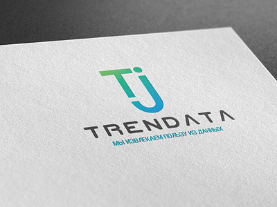 Разработка логотипа TRENDATA design logo