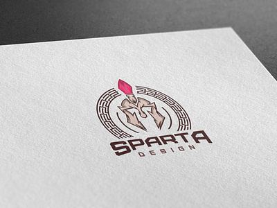 Разработка логотипа Sparta design logo