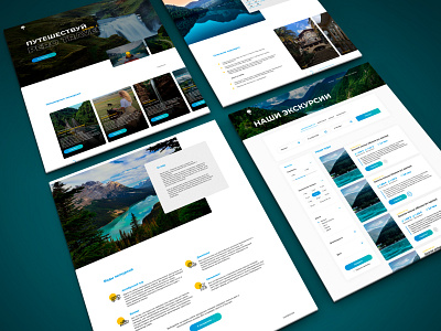 Дизайн сайта Pero Travel ui ux web design