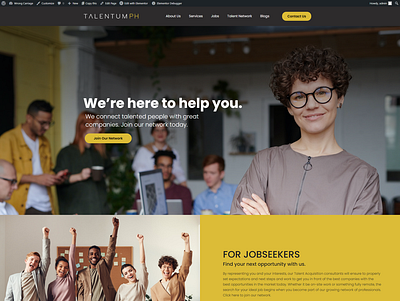 Landing page design business website elementor landing page web design wordpress wordpresswebsitedesign