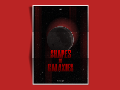 Shapes Of Galaxies design graphic design poster posterdesign print