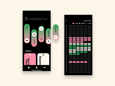 Time Tracker 1 app design ui uidesign ux uxdesign