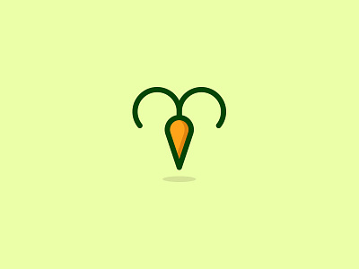 Carrot and Heart carrot heart icon