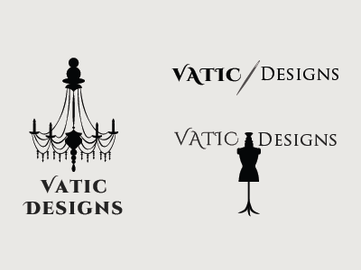 Vatic Designs Logo Exploration logo