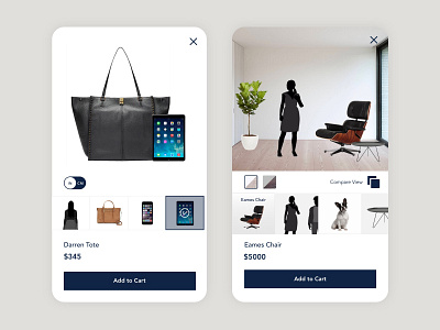 Contextualized Shopping Experience integration iphone mobile product design shop ui visual design