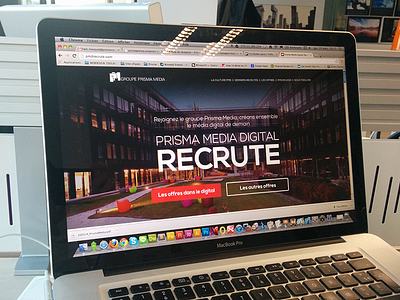 Career website job minisite recrutement recrutement career webdesign