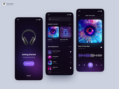 DIEMU Music Player App ✦