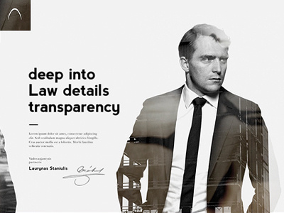A bw design double exposure law lawer web website