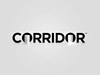 Corridor branding corridor door logo logotype