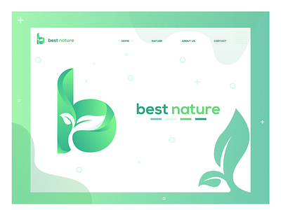 Best Nature branding illustration logo nature nature illustration nature logo vector