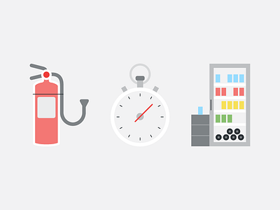 Field Guide Illustrations emergency icon illustration kitchen time
