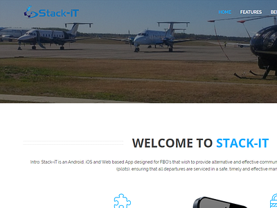 Stack IT client website