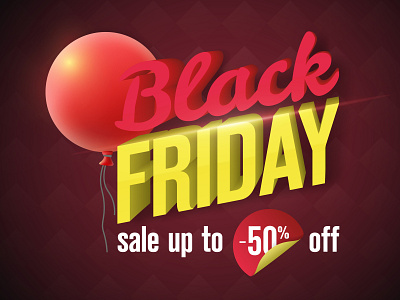 Black Friday 3d text