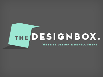 The Design Box Logo box branding design logo website