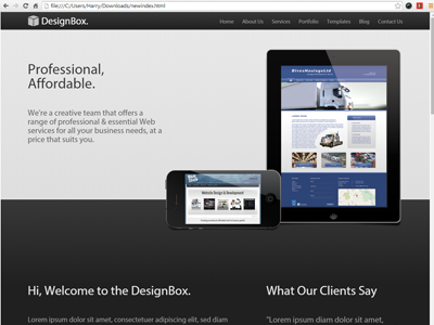 DesignBox Homepage