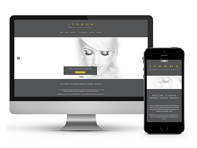Iyasha.co.uk Website Development beauty design development responsive website