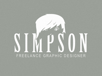 My Personal Logo branding freelance greyscale logo