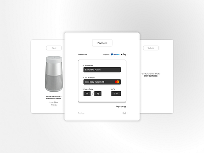 Daily UI 002 / Credit Card Checkout check out credit card daily ui dailyui 002 design